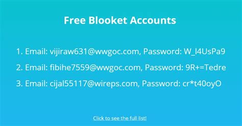 If you get to one and change the password first it&39;s yours or just leave it for everyone most of . . Free blooket account